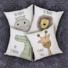 Encouraging Animals Pillow Covers