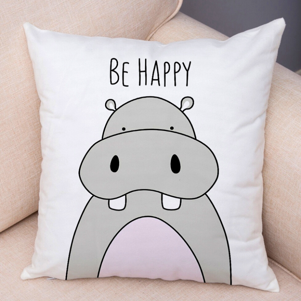 Encouraging Animals Pillow Covers