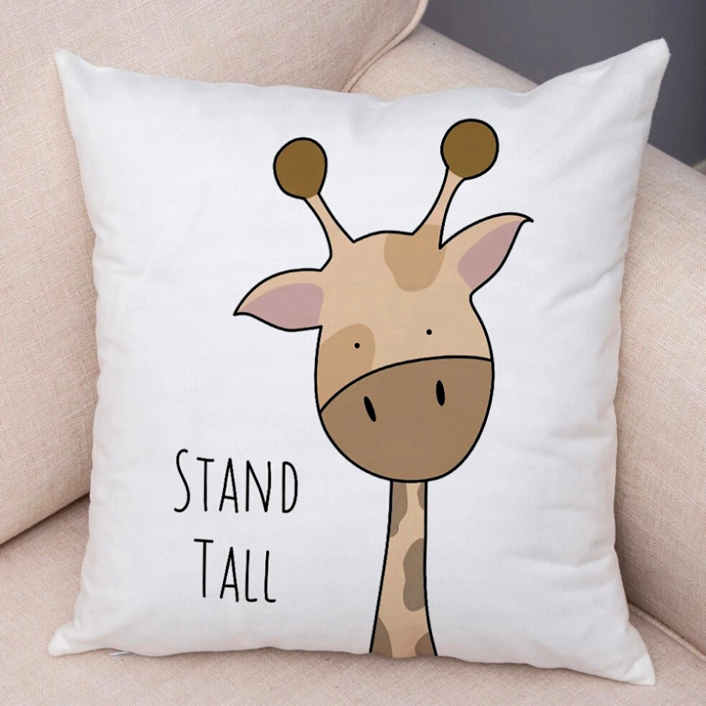 Encouraging Animals Pillow Covers