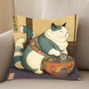 Happy Sumo Fat Cat Cushion Cover