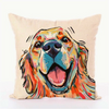 Art Dog Cushion Cover