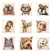 Art Dog Cushion Cover