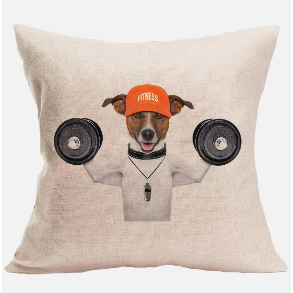 Dope Dog Motorcycling Cushion Cover