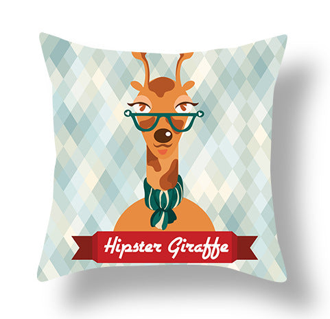 Animal Creative Printed Cushion Cover