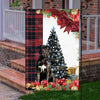 Cane Corso Flag Sitting In Front Of The Christmas Tree