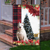 American Bully Flag Sitting In Front Of The Christmas Tree