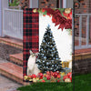 Balinese Javanese Cat Flag Sitting In Front Of The Christmas Tree